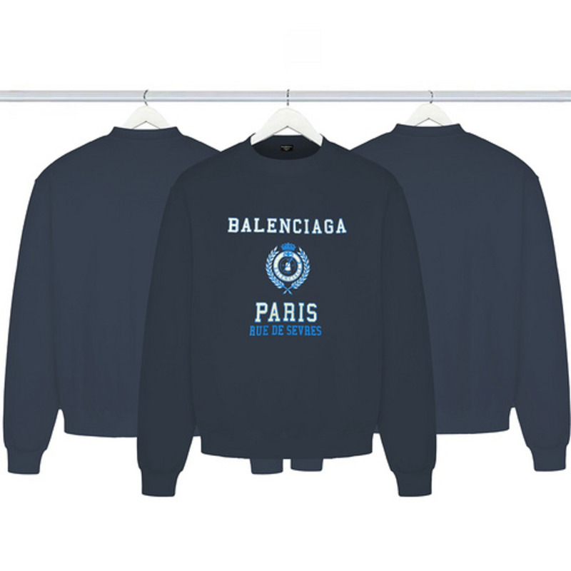 Ba*len*cia*ga cotton sweatshirt grey