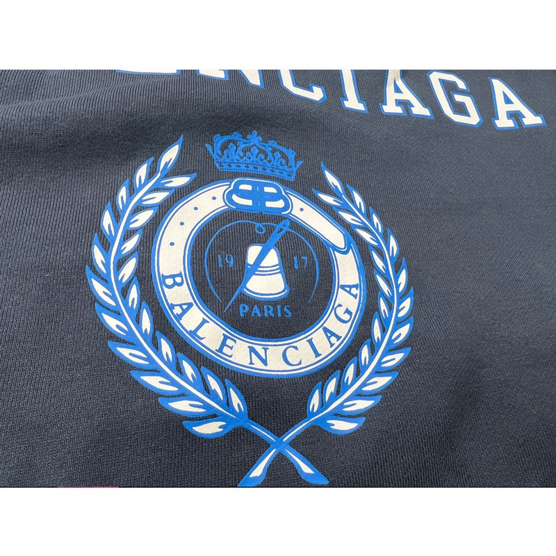 Ba*len*cia*ga cotton sweatshirt grey