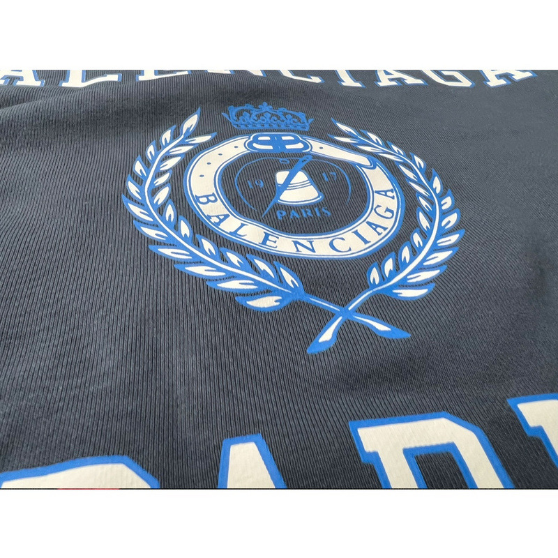 Ba*len*cia*ga cotton sweatshirt grey