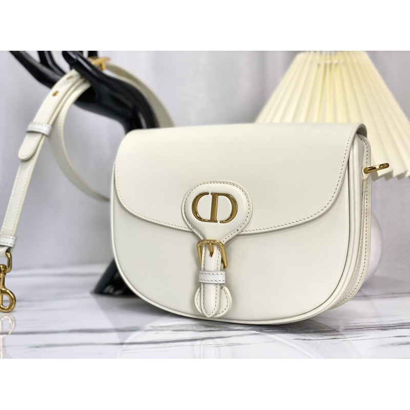 D*or bobby bag medium latte box calfskin