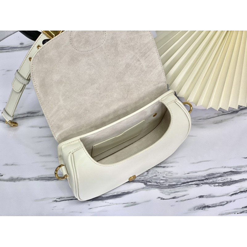 D*or bobby bag medium latte box calfskin