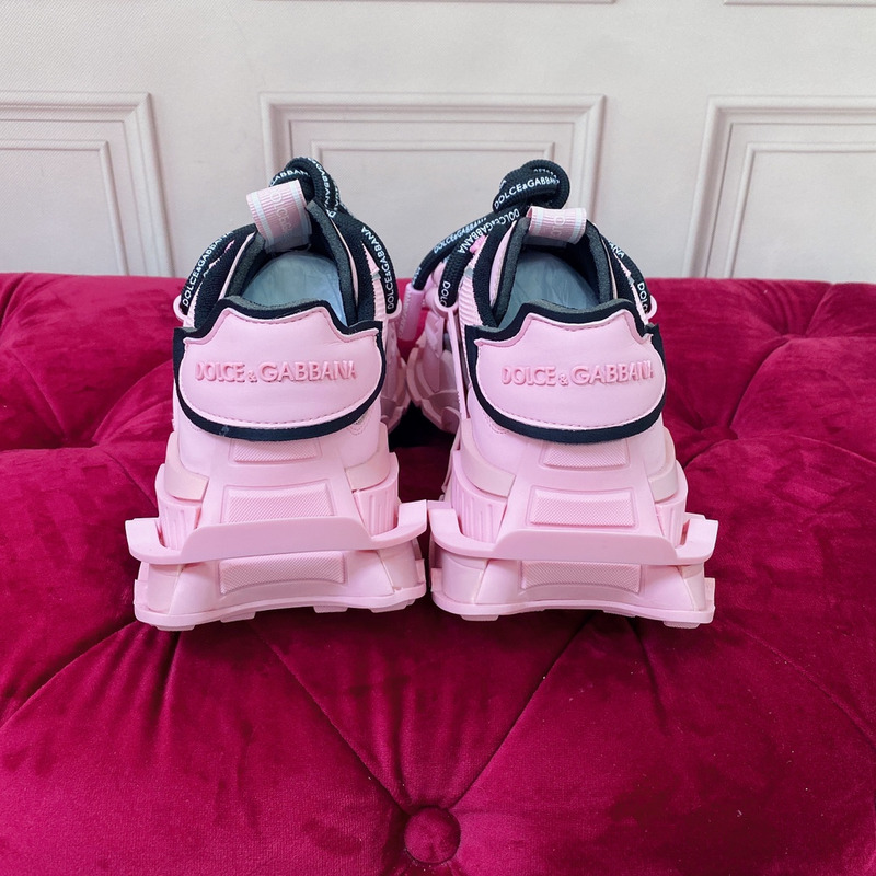 Dolce & Gabbana Chunky Sole Low-top Pink Sneakers