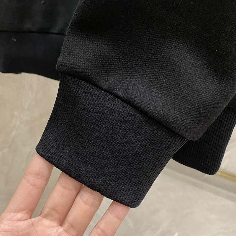 Edition Tiger Hotfix Rhinestone Sweatshirt Black