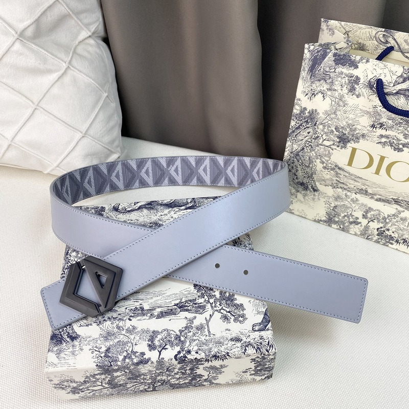 d*or gray cd Di*m*nd canvas and smooth calfskin black