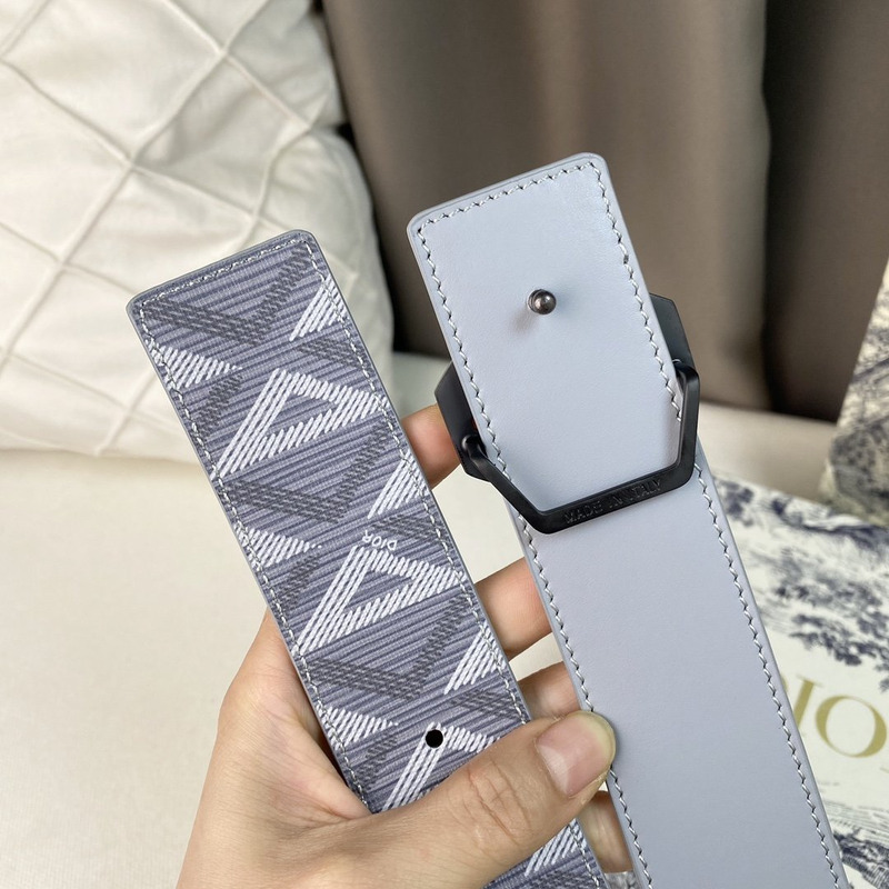 d*or gray cd Di*m*nd canvas and smooth calfskin black