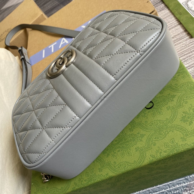 G*u*i gg small shoulder bag grey
