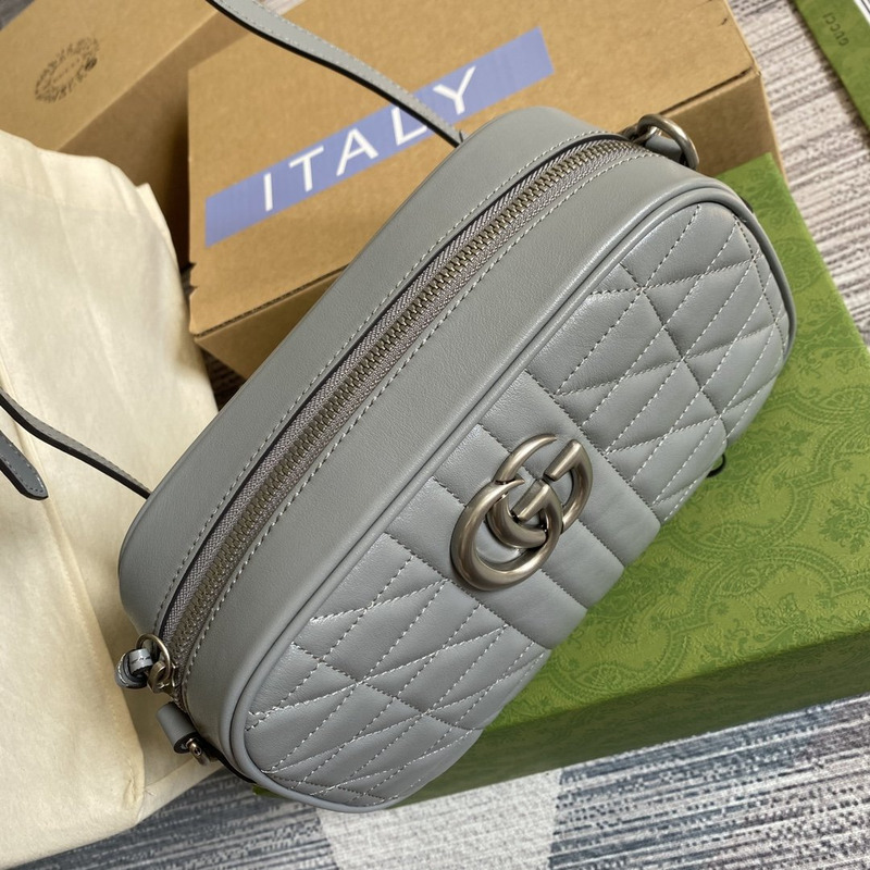 G*u*i gg small shoulder bag grey