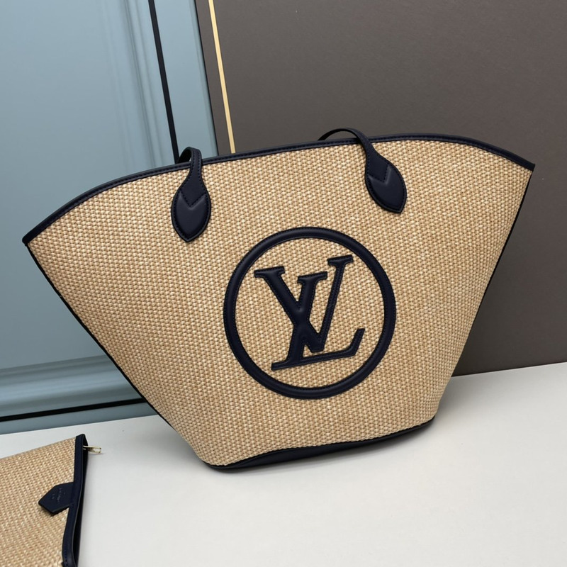 l**is V*t*n dauphine tote bag with black logo