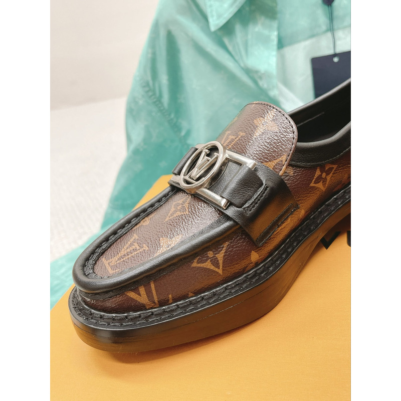 l**is V*t*n chess loafers monogram