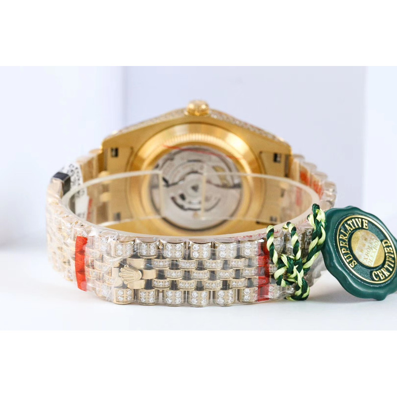 rolex Di*m*nd iced out rolex datejust 41 | 25 carats of Di*m*nds full Di*m*nd arabic dial
