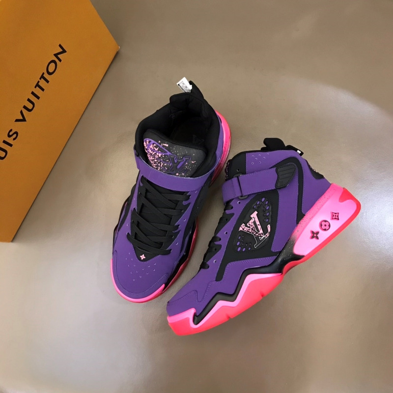 l**is V*t*n  lv trainer 2 sneaker purple