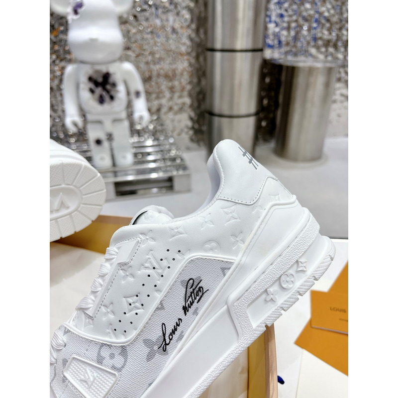l**is V*t*n lv trainer sneaker low white