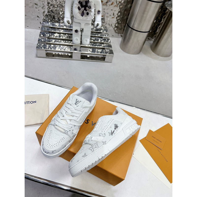 l**is V*t*n lv trainer sneaker low white