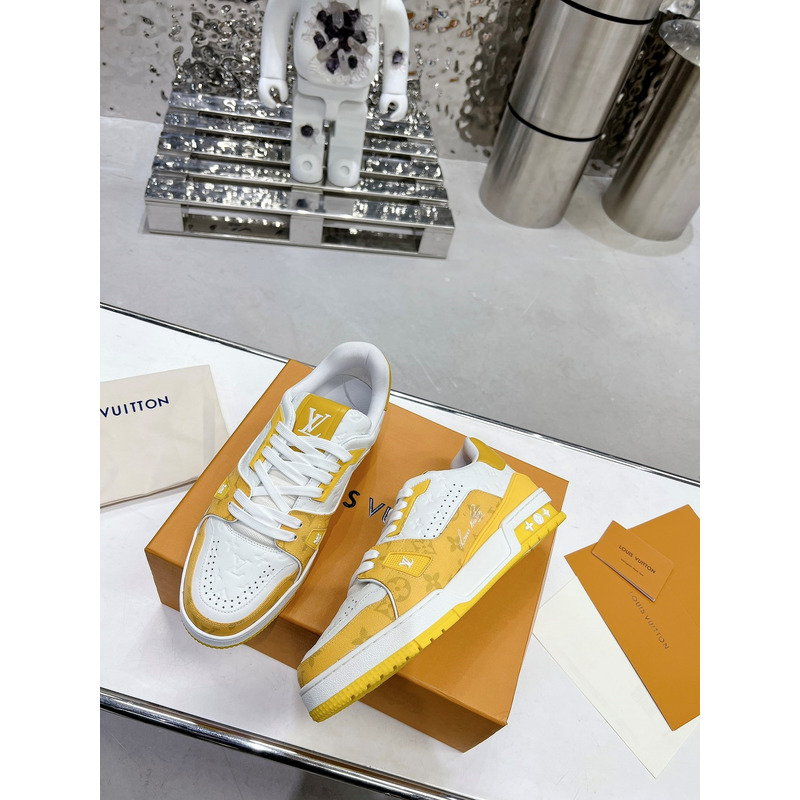 l**is V*t*n lv trainer sneaker yellow