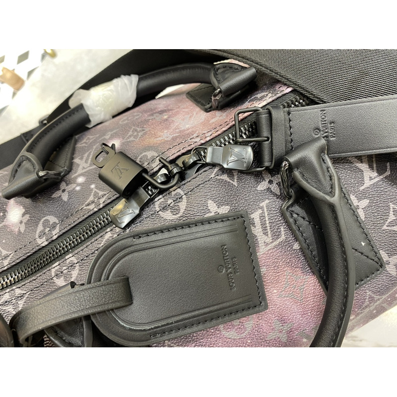 l**is V*t*n keepall bandouliere monogram galaxy 50 black multicolor