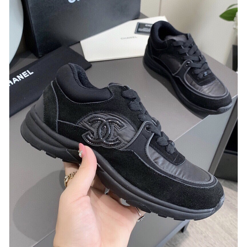 Ch*el low top trainer black