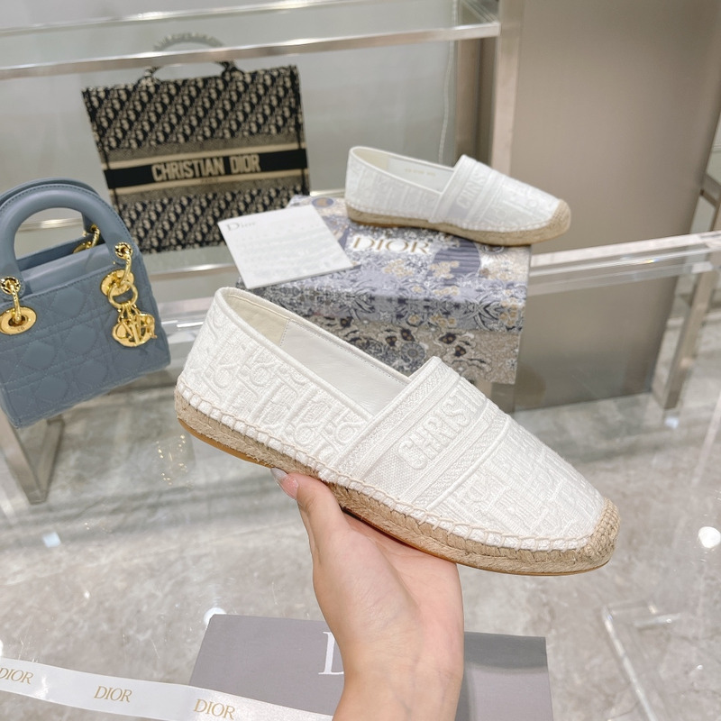 D*or classic latest fisherman shoes flat shoes white