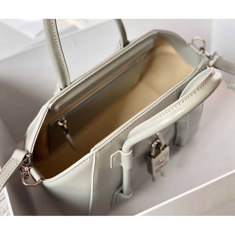 Givenchy Antigona Lock Mini Tote Gray