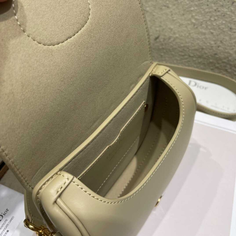 D*or bobby bag small box calfskin tan