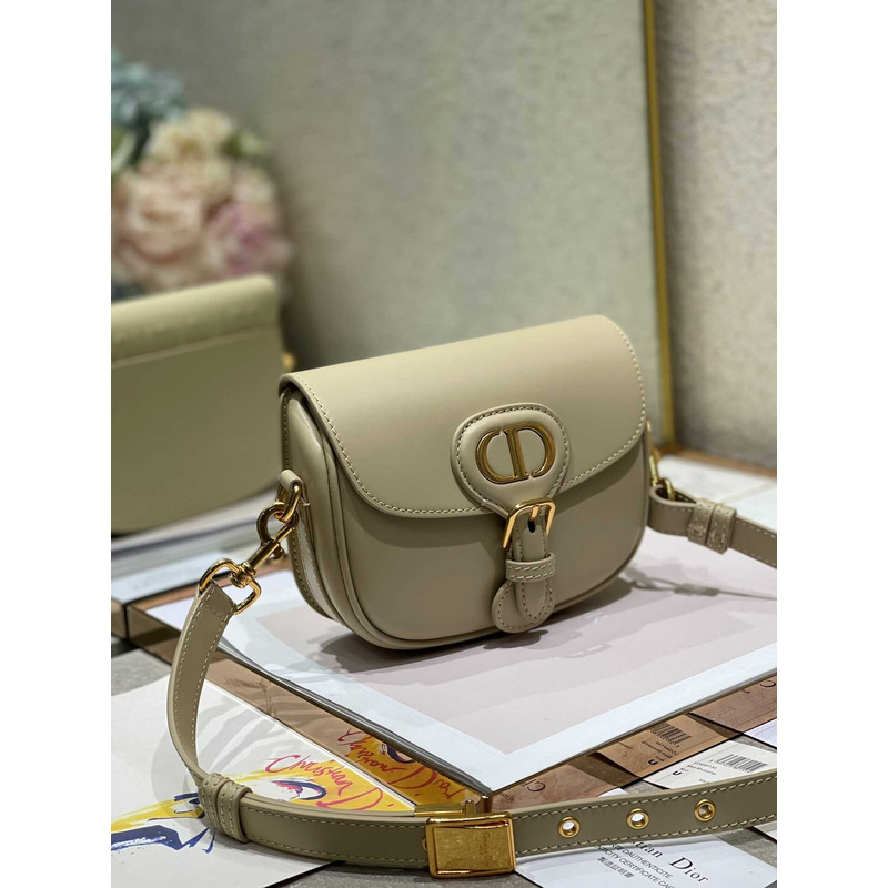 D*or bobby bag small box calfskin tan