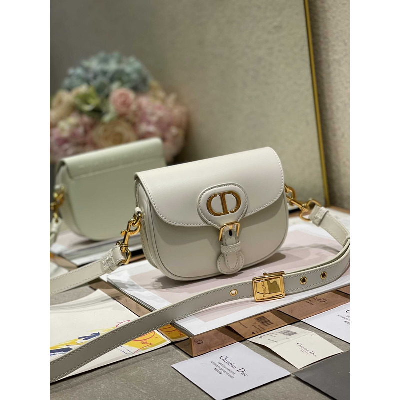 D*or bobby bag small box calfskin latte