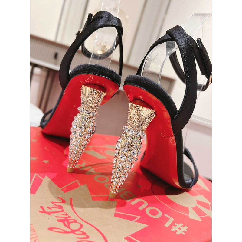 Ch**an louboutin women lipstrass queen black