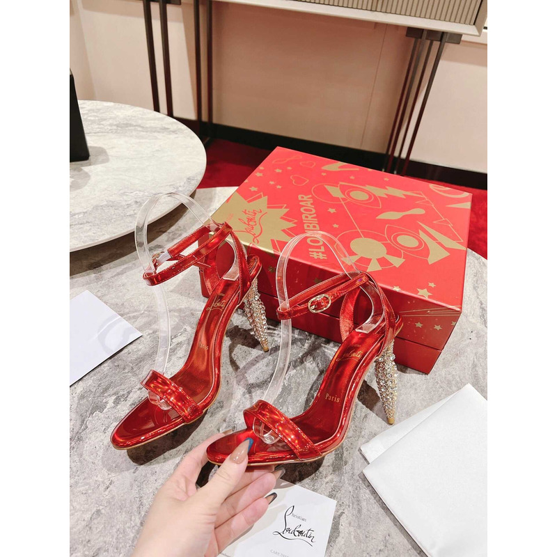 Ch**an louboutin women lipstrass queen red