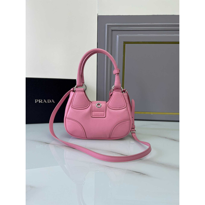 Pra*a moon padded nappa bag pink