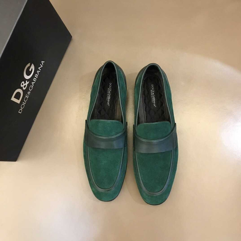 Dolce & Gabbana Antibes Emerald Patina Shoes