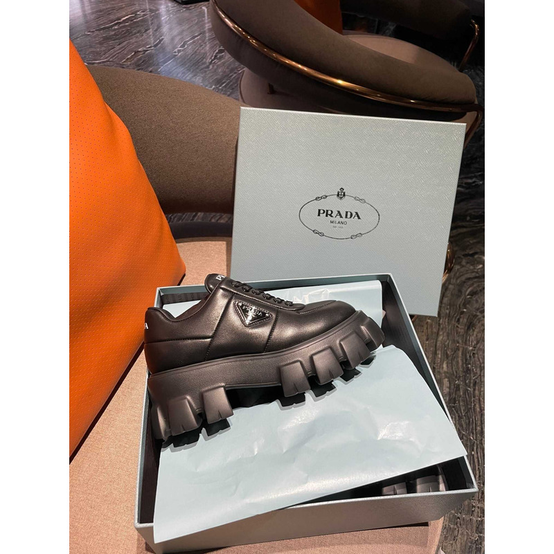 Pra*a soft lined  lace-up shoes