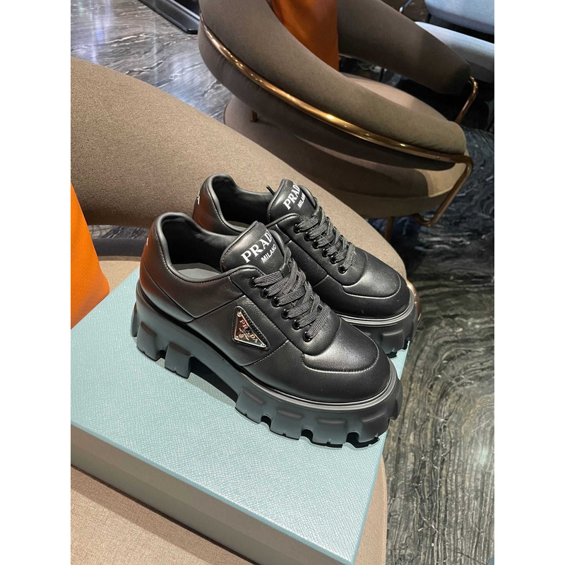 Pra*a soft lined  lace-up shoes