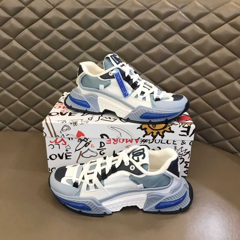 Dolce & Gabbana Airmaster Sneakers Blue&White