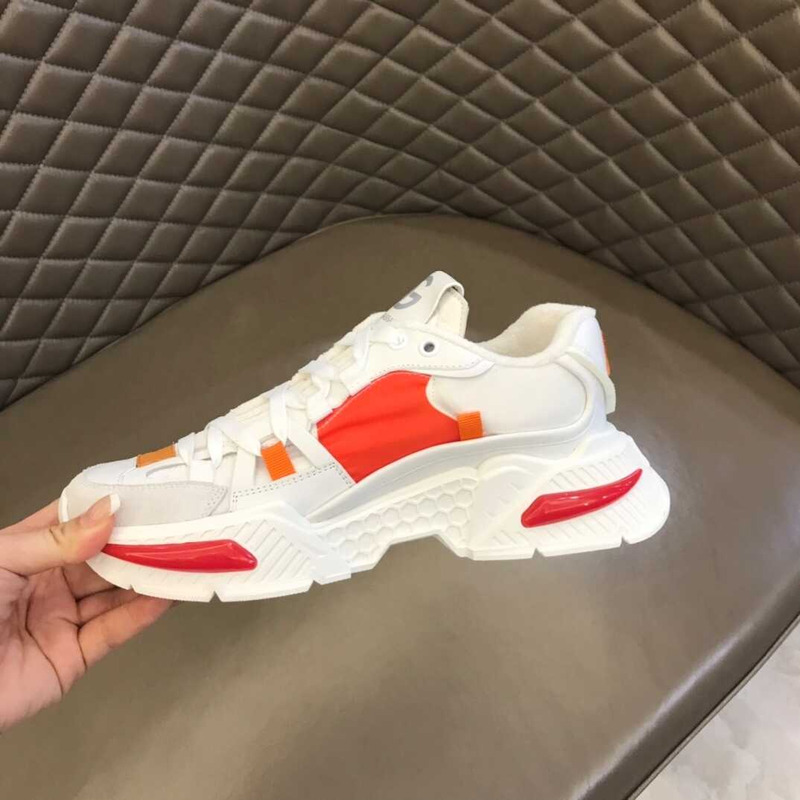 Dolce & Gabbana Airmaster Sneakers White&Red