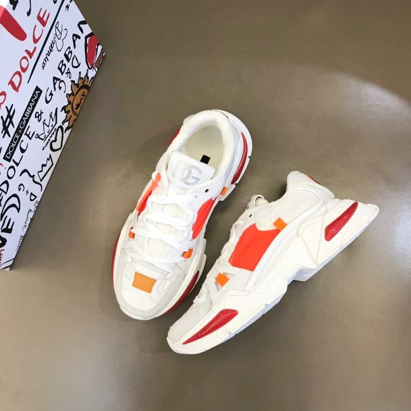Dolce & Gabbana Airmaster Sneakers White&Red