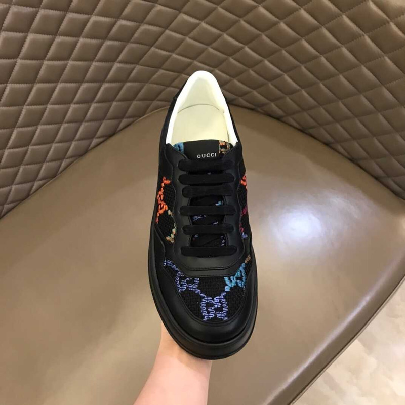 G*u*i panelled low top sneakers