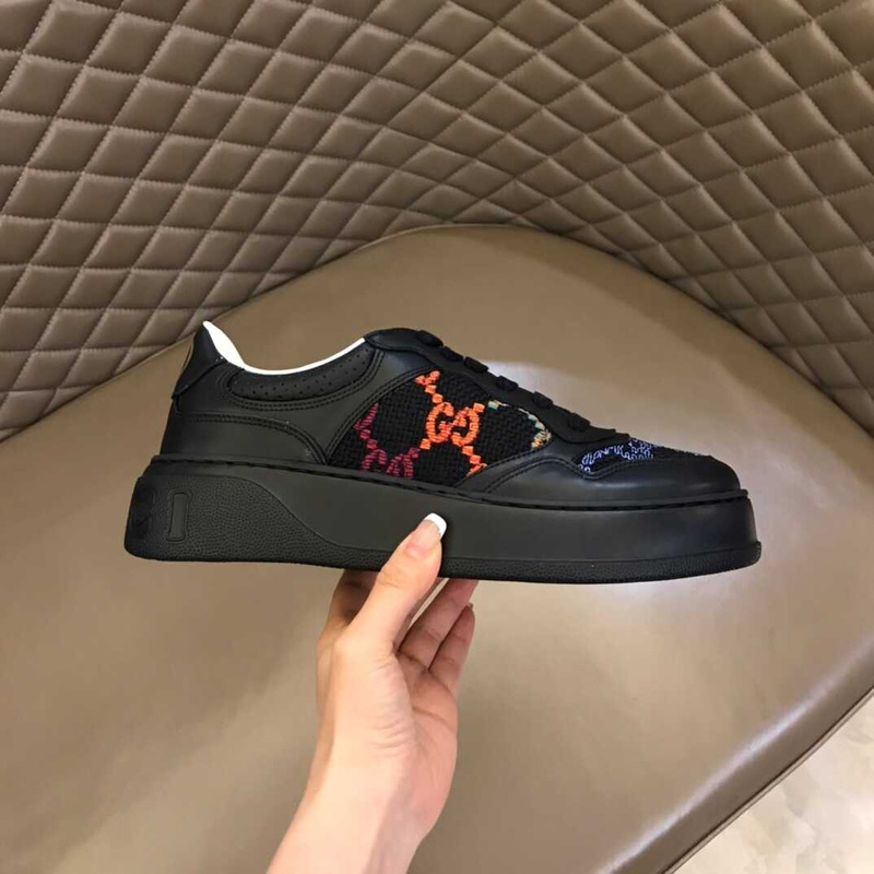 G*u*i panelled low top sneakers