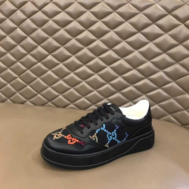 G*u*i panelled low top sneakers