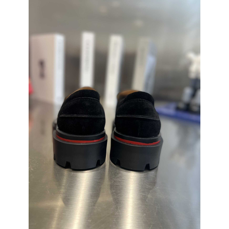 Ch**an louboutin moc loafers in black