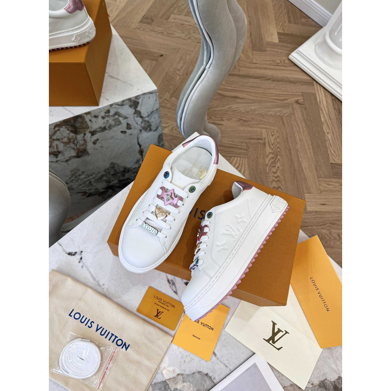 l**is V*t*n time out sneaker white and pink