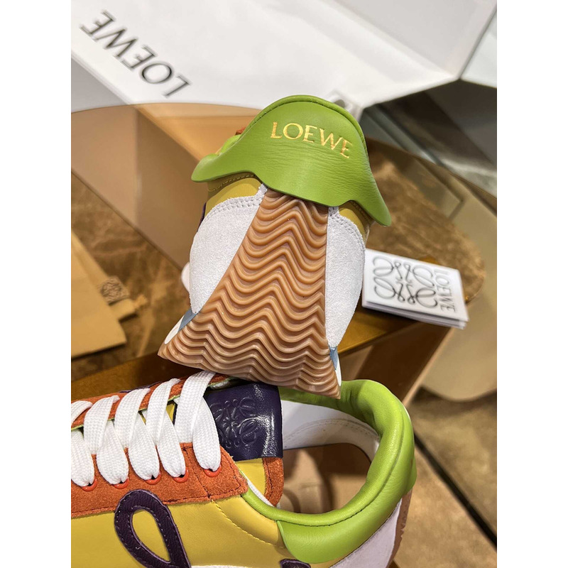 Loewe Flow Runner Logo Sneakers Yellow&White