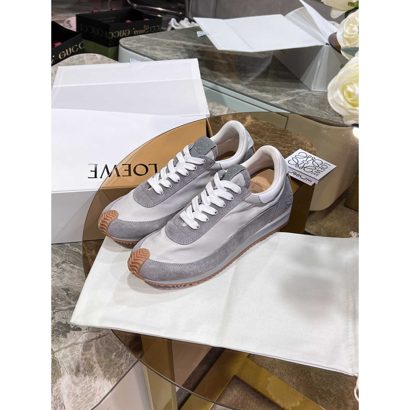 Loewe Flow Runner Logo Sneakers White&Grey