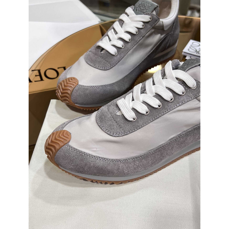Loewe Flow Runner Logo Sneakers White&Grey
