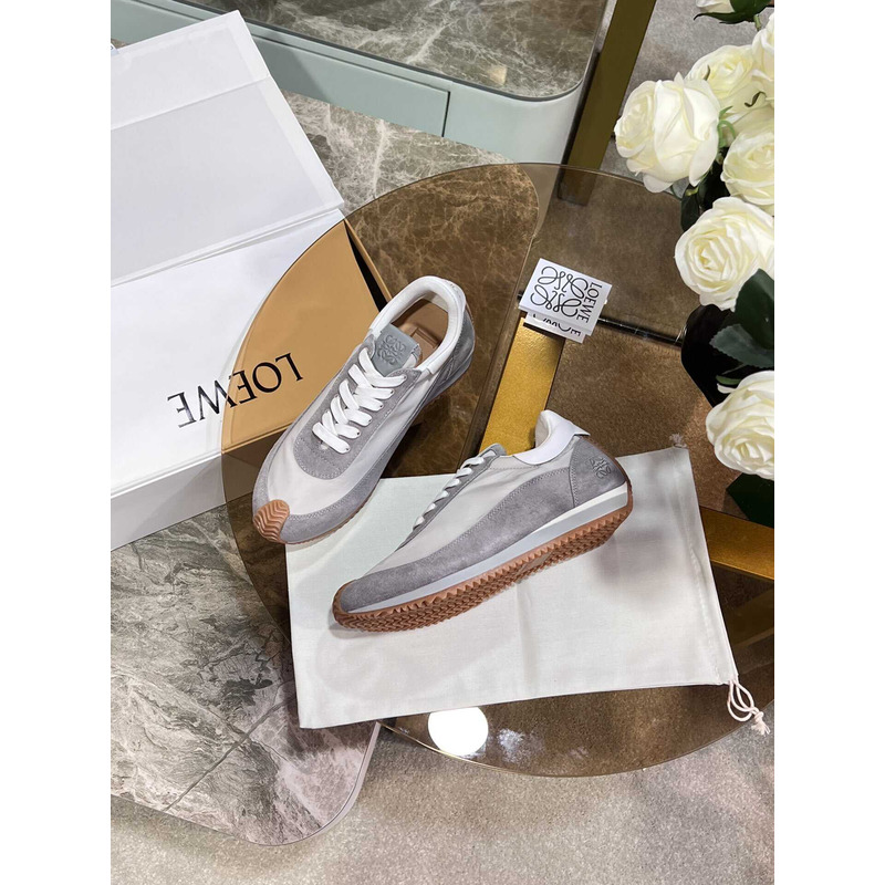 Loewe Flow Runner Logo Sneakers White&Grey
