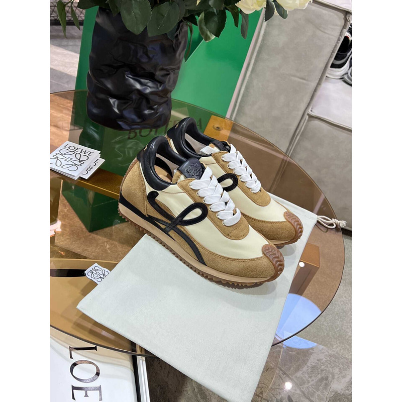 Loewe Flow Runner Logo Sneakers Black&Brown