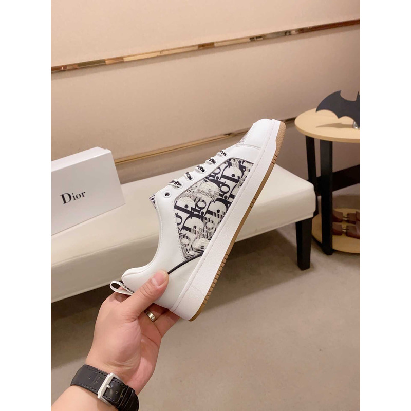 D*or oblique sneakers white&black