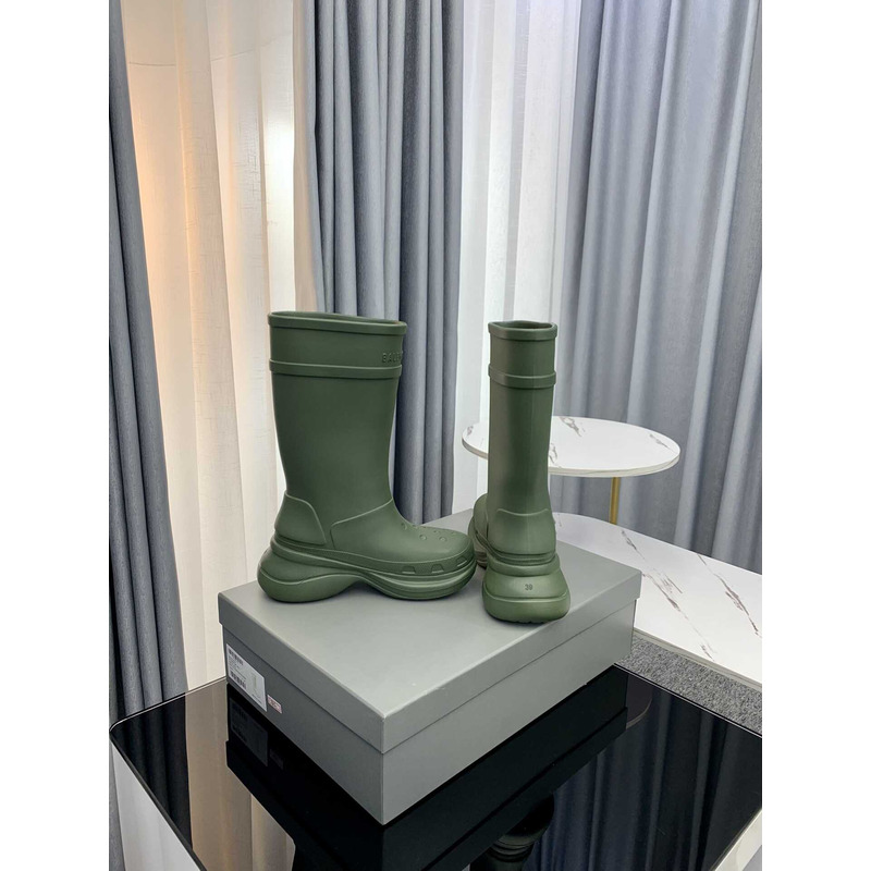ba*len*cia*ga x Cr*0*s rubber boot army green