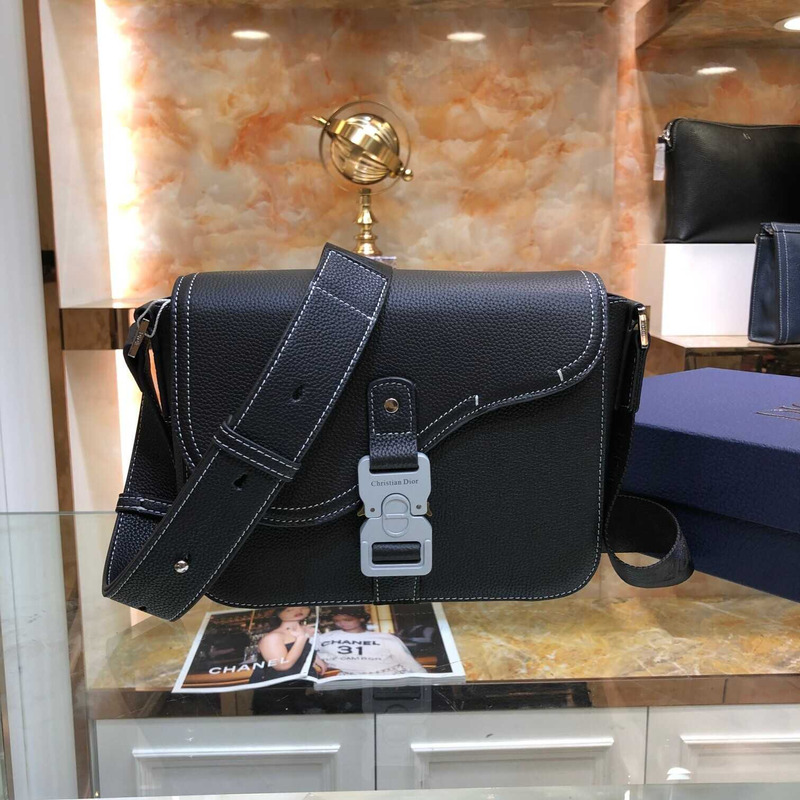 D*or saddle messenger bag black