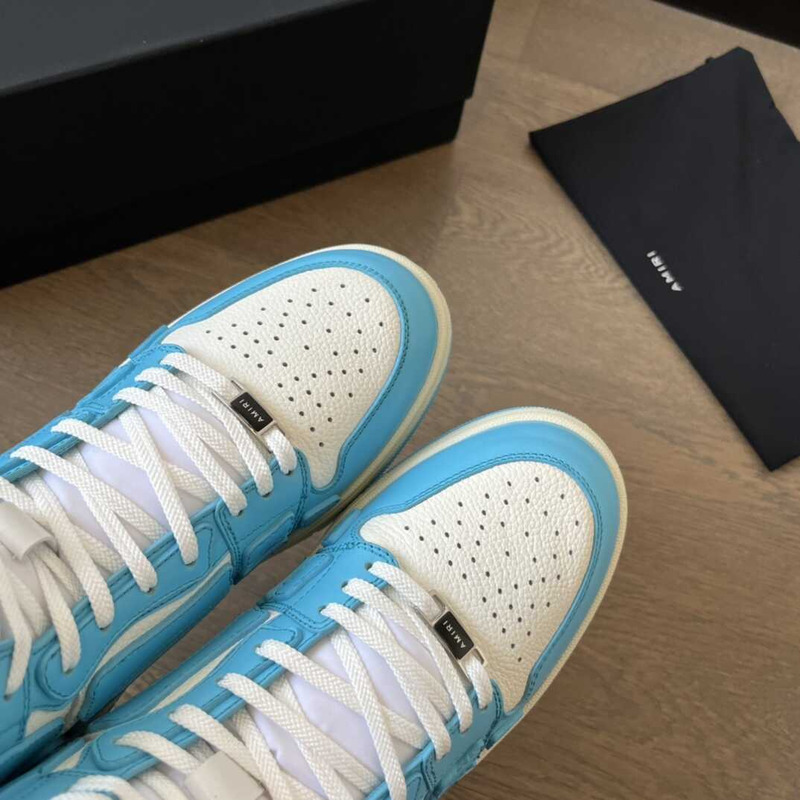 AMIRI Skel Top Hi Powder Blue White