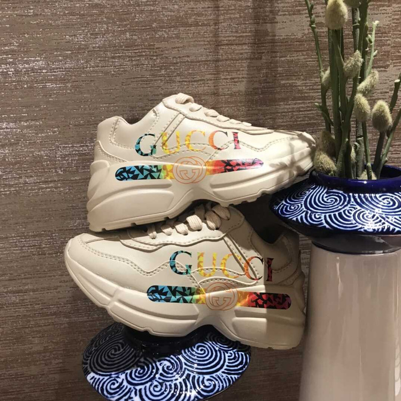G*u*i rhyton G*u*i logo kids sneakers