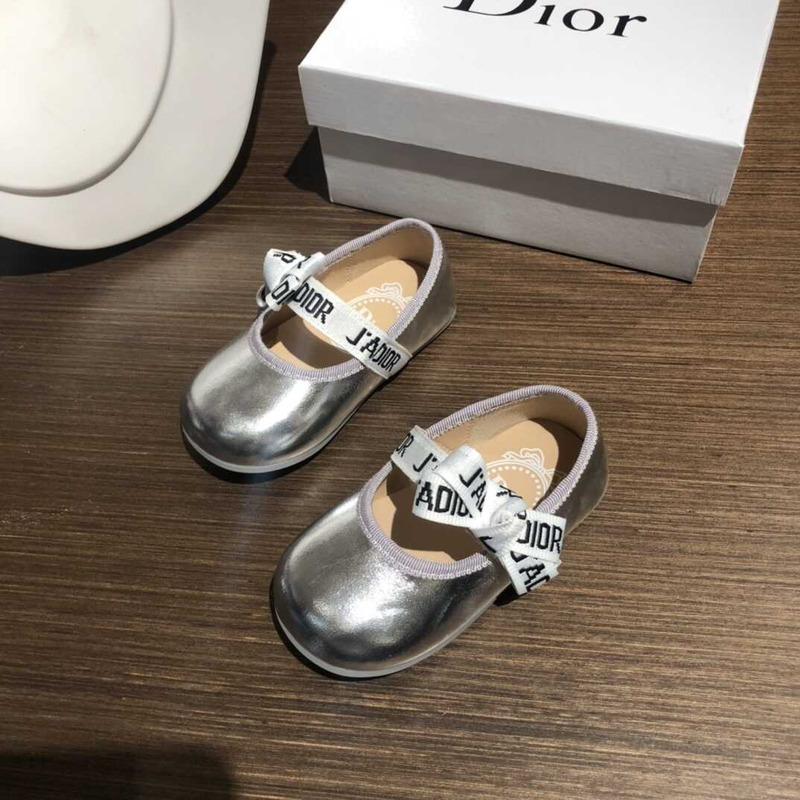 D*or kids miss b ballet flat silver